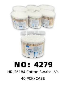 Bamboo Cotton Swabs Oval