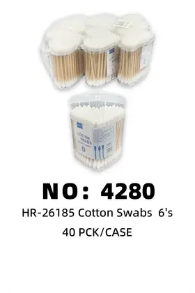 Bamboo Cotton Swabs Heart 109