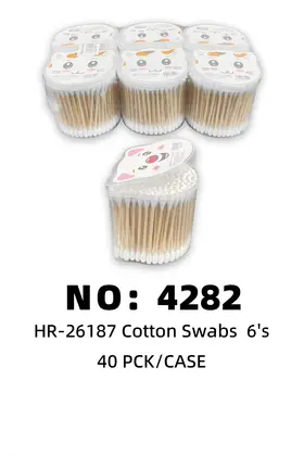 Bamboo Cotton Swabs Small Cartoon