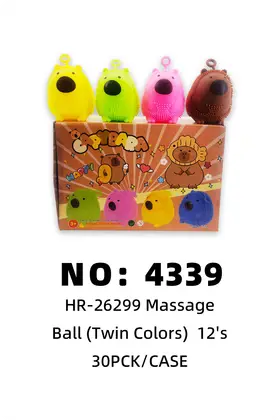Capybara Pom-Pom Flash Balls 12s