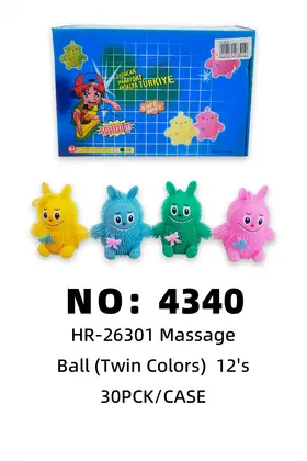 Bow-Kitten Pom-Pom Flash Balls 12s