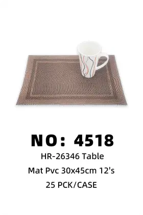 PVC-30x45cm Textilene Placemats