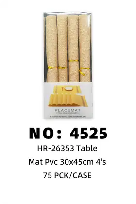 Boxed PVC-30x45cm Textilene Placemats