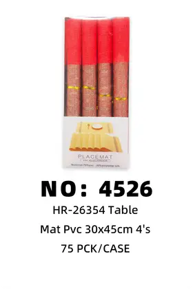 Boxed PVC-30x45cm Textilene Placemats