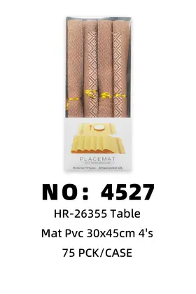 Boxed PVC-30x45cm Textilene Placemats