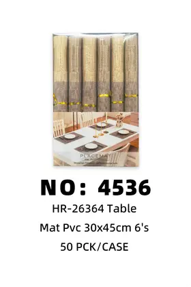 Boxed PVC-30x45cm Textilene Placemats