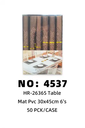 Boxed PVC-30x45cm Textilene Placemats
