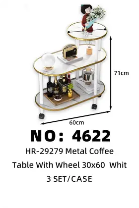 30×60 Whiteboard Wheeled Coffee Tables