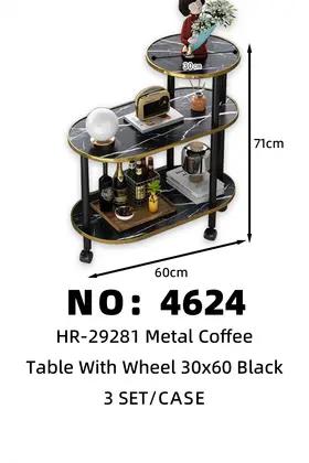 30×60 Blackboard Wheeled Coffee Tables