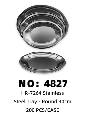 30CM Stainless Steel Plates Natural Auspicious Egg Plates