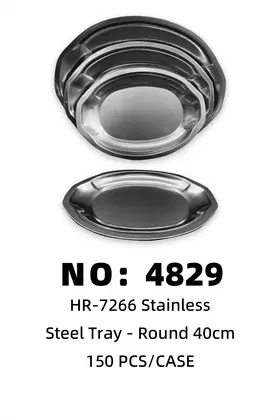 40CM Stainless Steel Plates Natural Auspicious Egg Plates