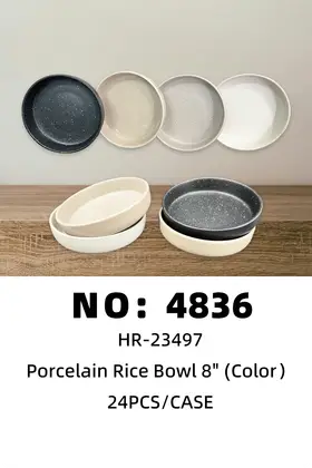 Glazed 8 Inch Fruit Bowl Ceramic Bowls