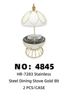 White Globe Hanging Chafing Dishes Gold Chafing Dishes