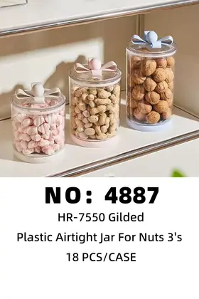 Nuts Sealed Plastic Jars - Butterflies