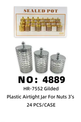 Nuts Sealed Plastic Jars