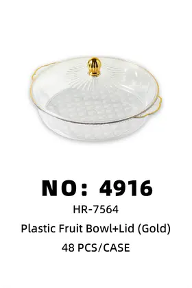 Plastic Fruit Plates + Lid