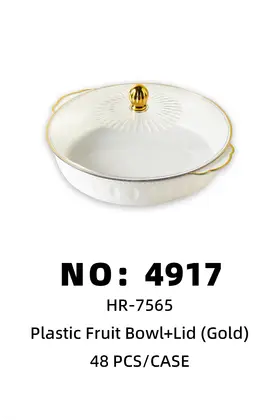 Plastic Fruit Plates + Lid