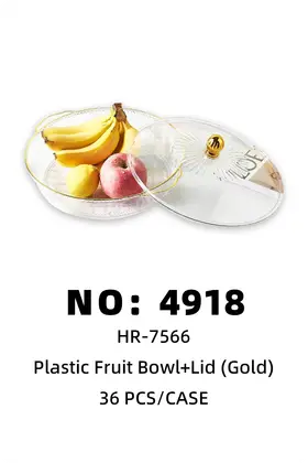 Plastic Fruit Plates + Lid