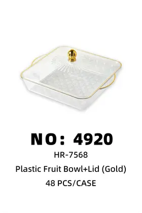 Plastic Fruit Plates + Lid