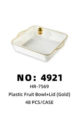 Plastic Fruit Plates + Lid