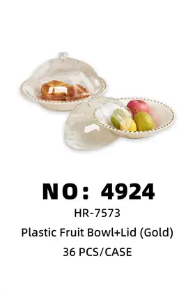 Plastic Fruit Plates + Lid