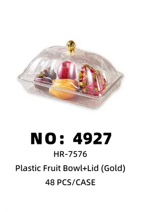 Plastic Fruit Plates + Lid