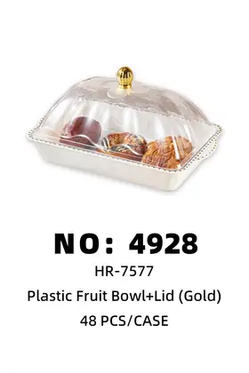 Plastic Fruit Plates + Lid