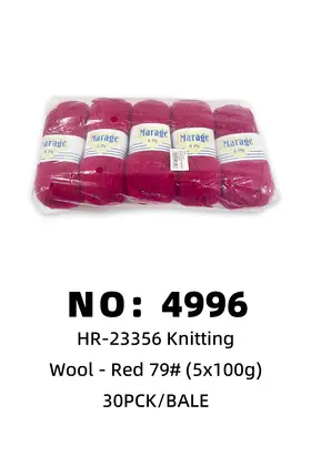 Shallow Red Yarn 100g