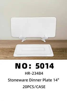 14 Inch Rectangular Plate Ceramic Plates