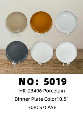 10.5 Inch Glazed Plates Ceramic Plates