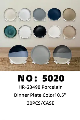 10.5 Inch Glazed Plates Ceramic Plates