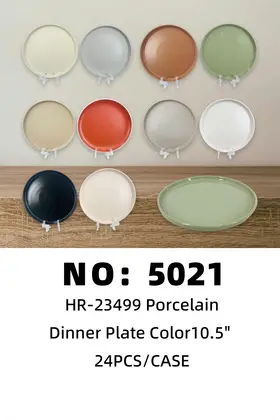 10.5 Inch Glazed Plates Ceramic Plates