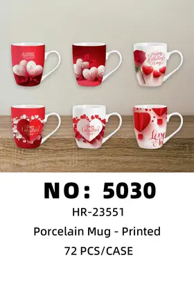 Classic Decal Cups Ceramic Cups