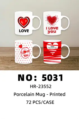 Milk Decal Cups Ceramic Cups