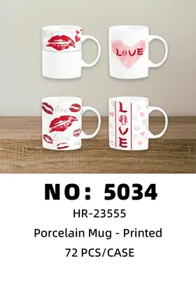 Milk Decal Cups Ceramic Cups