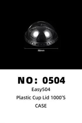 Easy504 PET Disposable Plastic Cup Lids
