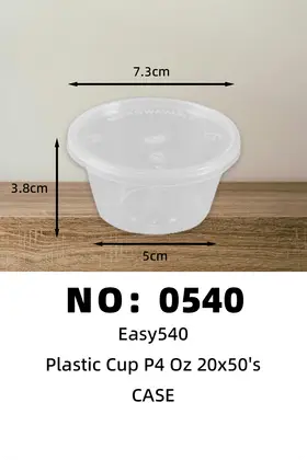 Easy540 Disposable Plastic Lunch Boxes