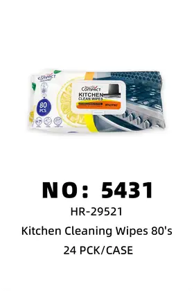 Lemon Kitchen Wipes 80's