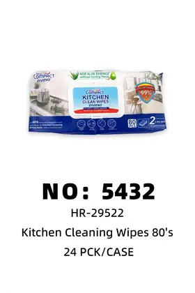 Blue Kitchen Wipes 80's