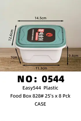 Easy544 828ML Disposable Plastic Lunch Boxes