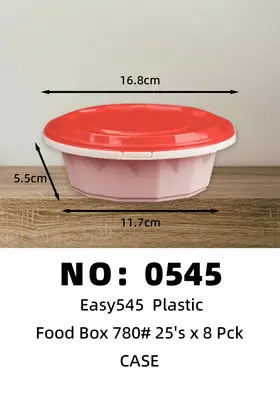 Easy545 780ML Disposable Plastic Lunch Boxes