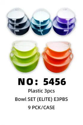 3pcs Combo Plastic Bowls
