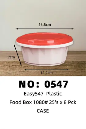 Easy547 1080ML Disposable Plastic Lunch Boxes