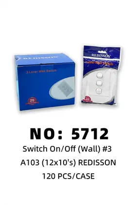 REDISSON 3-Gang Wall Switches