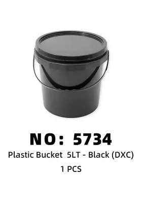 5LT Black Buckets