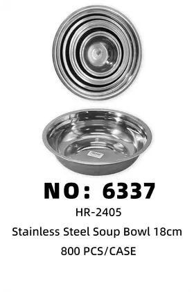 Stainless Steel Basins 18CM