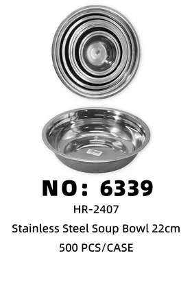 Stainless Steel Basins 22CM