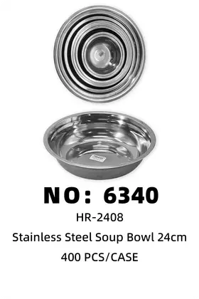 Stainless Steel Basins 24CM
