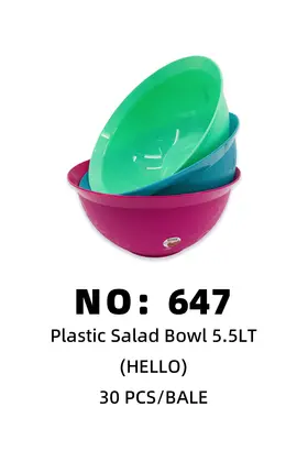 HELLO Plastic Bowls 5.5L