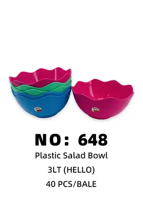 HELLO Plastic Bowls 3LT